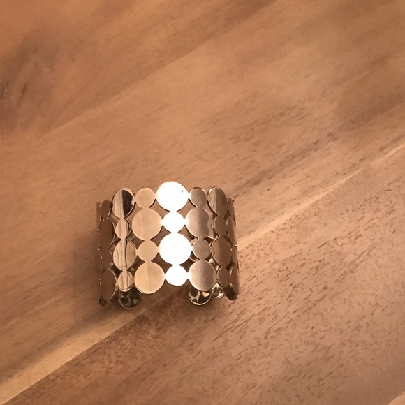 Silver cuff bracelet