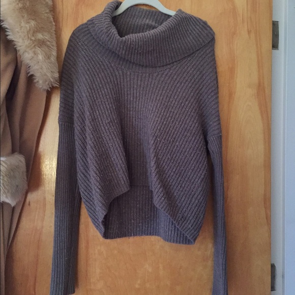 Express cow neck sweater