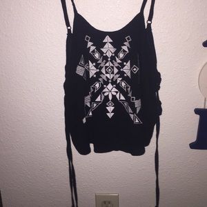 Patterned crop top