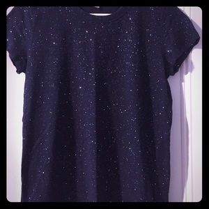 Black Gap T shirt with "sparkles"