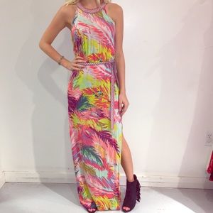 BCBG MAXAZRIA Hawaiian print maxi