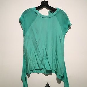 Sea foam green BCBG shirt
