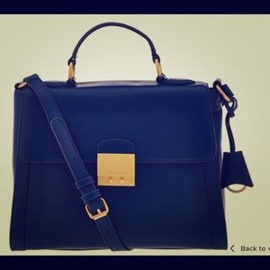 SOLD Blue Isaac Mizrahi handbag