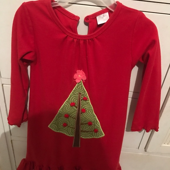 SIZE 3T. Lo Jams Red Christmas dress - Picture 1 of 2