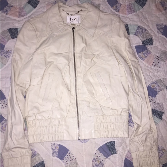 M by Madonna limited edition 100% leather jacket