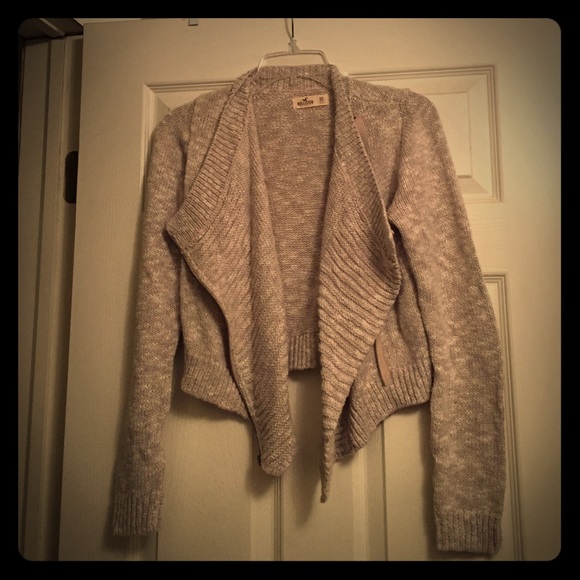Cropped Moto sweater