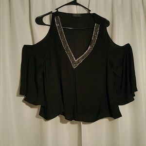 Cold shoulder shirt