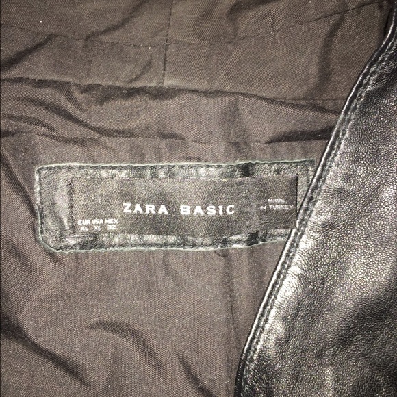 Zara XL Leather Jacket - Picture 2 of 4