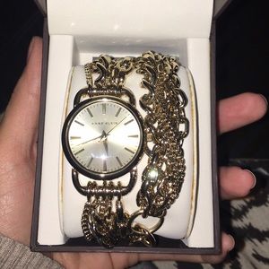 Anne Klein wrap around gold watch 31mm *FLASH SALE