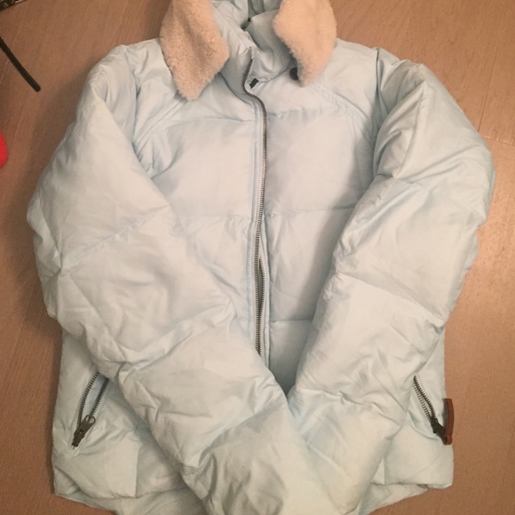 Pale blue ugg down jacket size xs