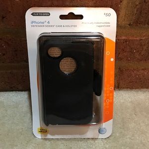 Black iPhone 4 Case & Holster