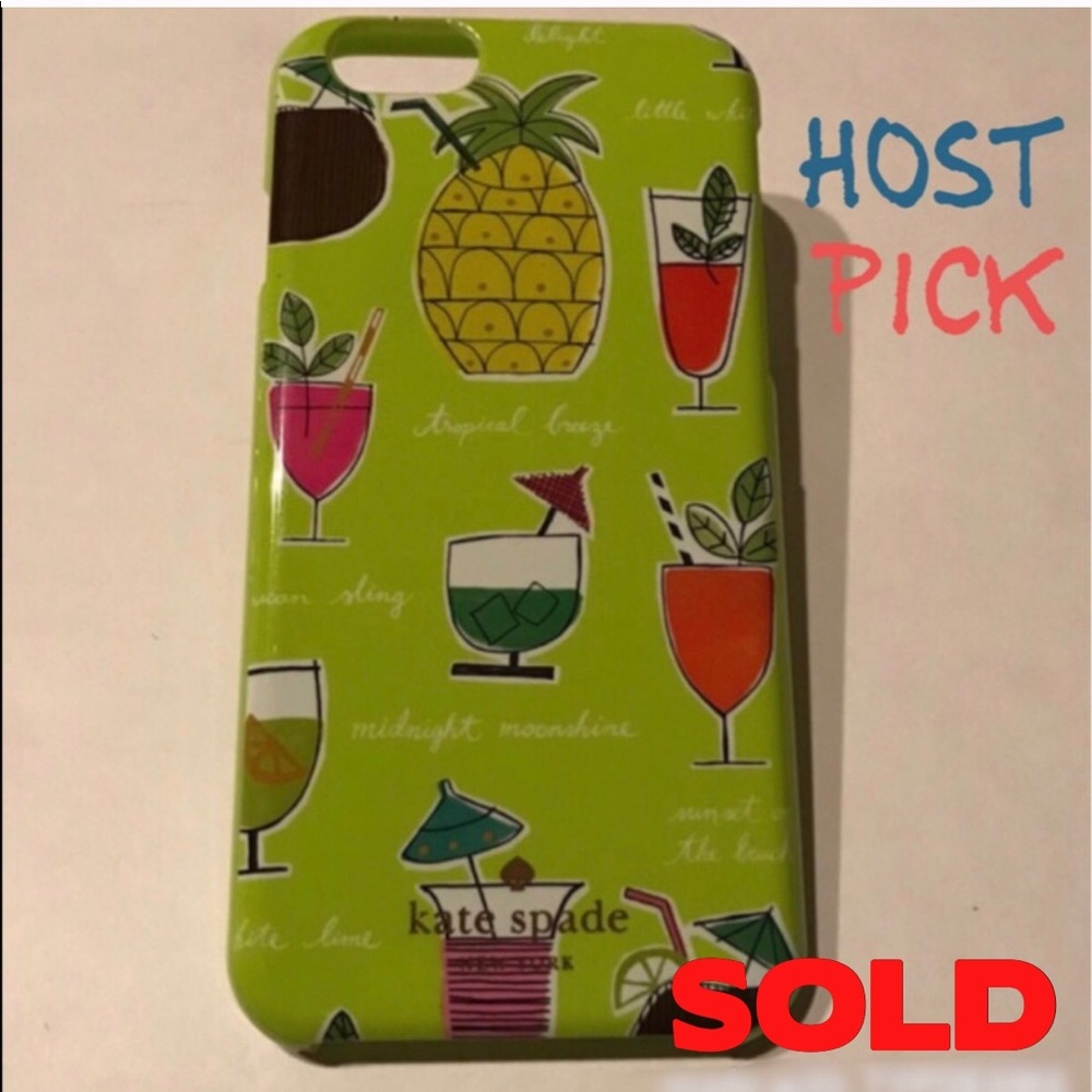 ❌SOLD❌Kate Spade ♠️ Hybrid iPhone 6 Case - Picture 1 of 4
