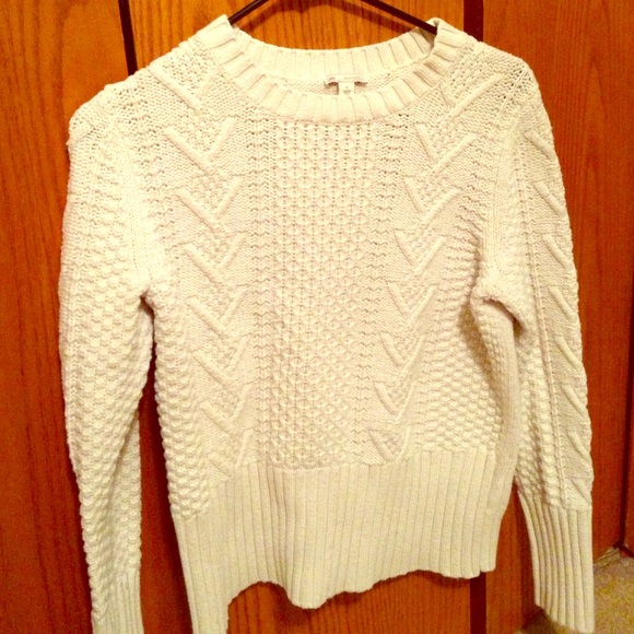 Gap sweater, ribbed, cable knit
