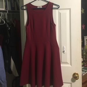 Maroon dress