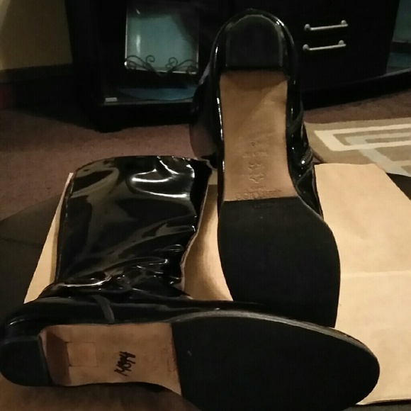 Jimmy Choo Patent Leather Knee High Boot - Picture 3 of 4