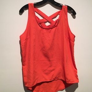 Orange polka dot sweater