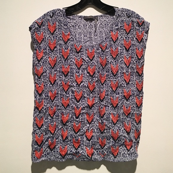 Blue printed shirt