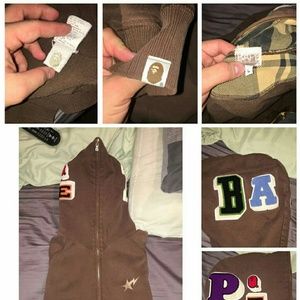 Bape A Bathing Ape Hoodie Hoody  OG size L