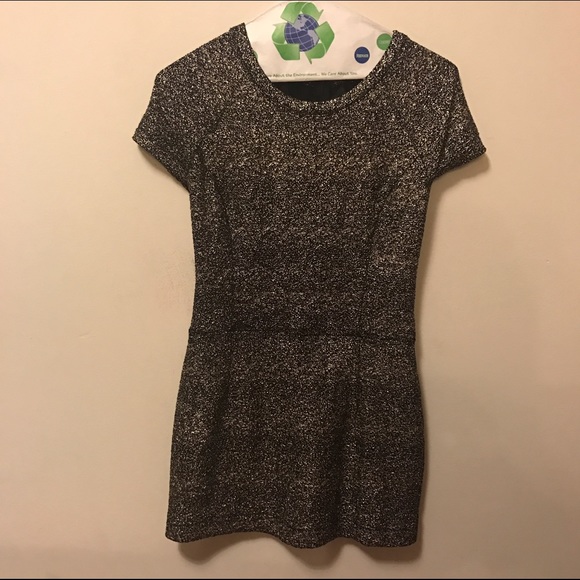 AQUA black and gold dress!