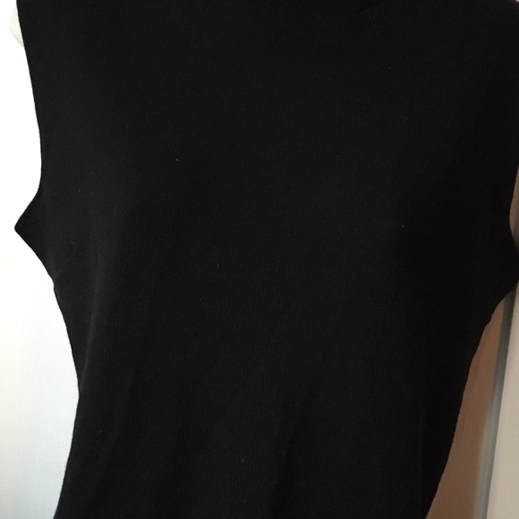 Sleeveless turtleneck