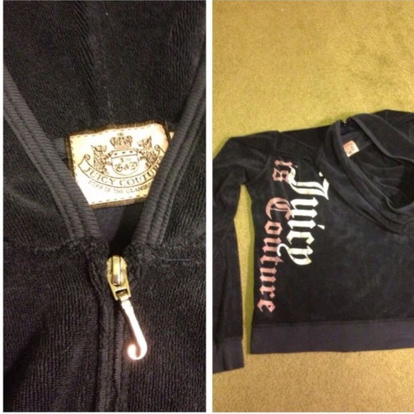 Navy juicy couture hoodie