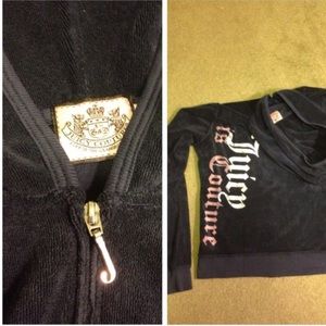 Navy juicy couture hoodie