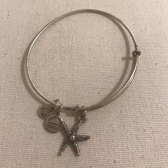 Starfish Alex & Ani silver bracelet
