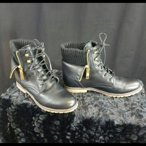 Tommy Hilfiger Minny Knit Zip Cuff Ankle Boot 8.