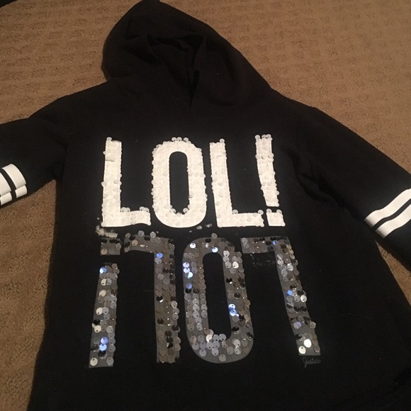 Black hoodie from Justice