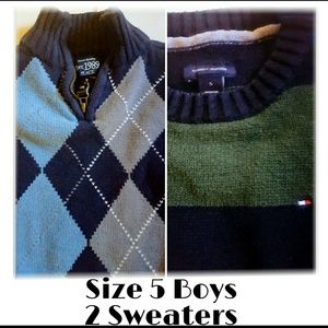 Lot of 2 Boys Sweaters