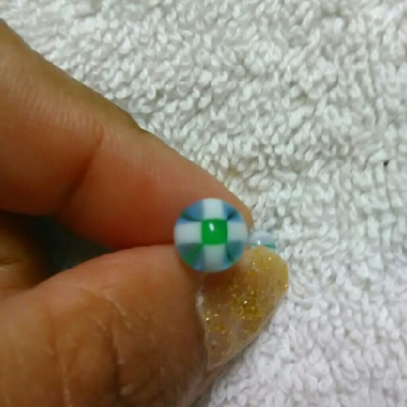 Cross Ball Belly Button Rings - Picture 2 of 4