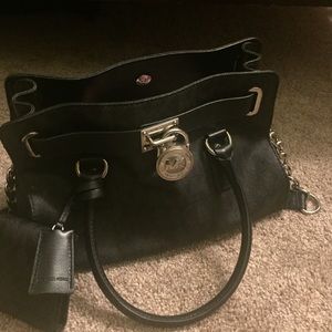 Michael Kors Black Signature MK Satchel