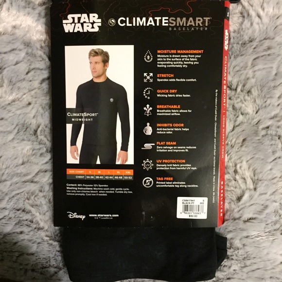 Star Wars ClimateSmart Darth Vader Thermal Shirt - Picture 2 of 4