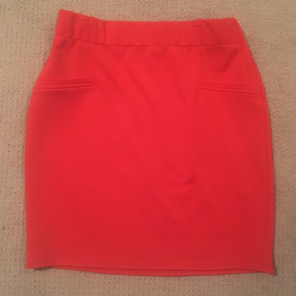 Orange pencil skirt size medium - Picture 1 of 2