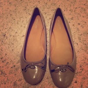 Coach ballet flats, like new! Only worn 2x