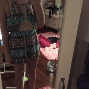 Multi colored romper