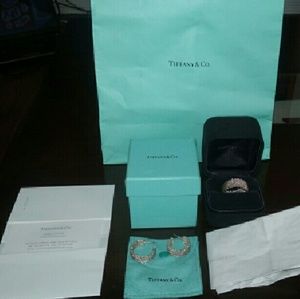 Tiffany earrings and size 7 ring, authentic!