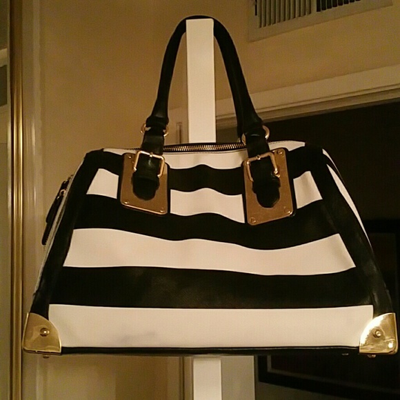 🚨🚨SOLD 🚨🚨Aldo striped black/white handbag
