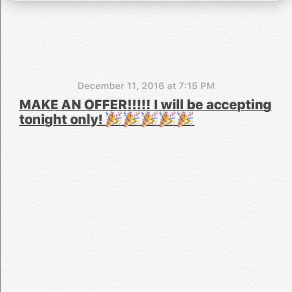 MAKE AN OFFER