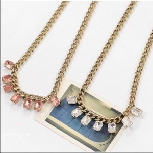 Collar necklace pink gold vintage style new bling Collar necklace pink gold vintage style new bling