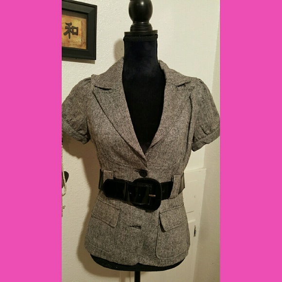 SOLD!!!   Belted blazer top