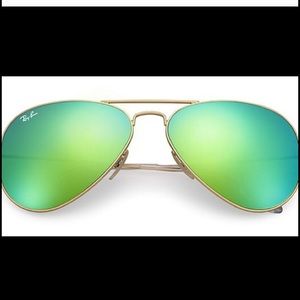 Ray ban flash aviator sunglasses
