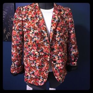 Floral blazer