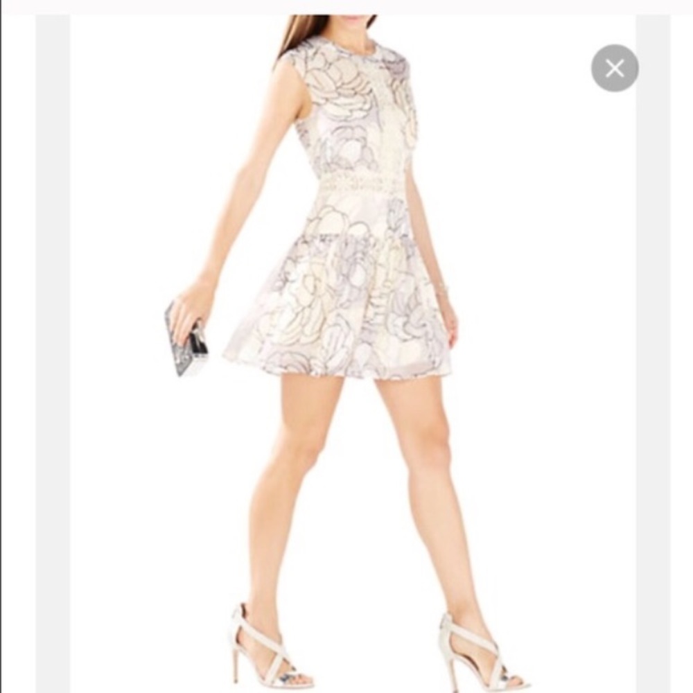 BCBGMaxAzria Dress w/Lace