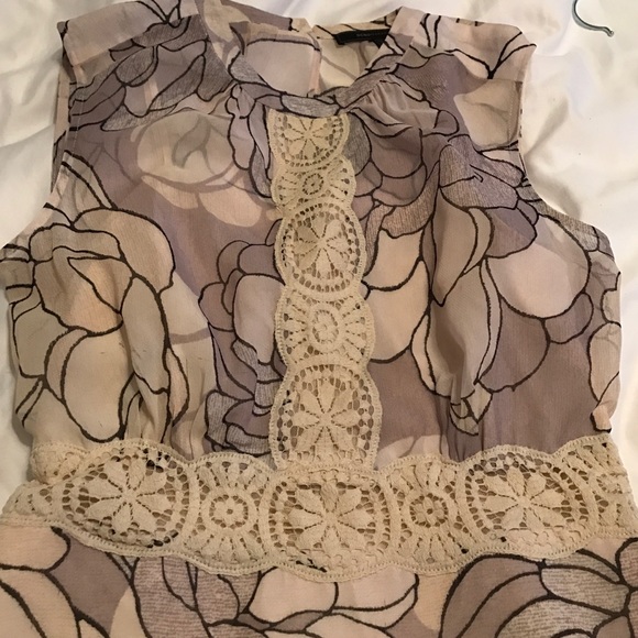 BCBGMaxAzria Dress w/Lace - Picture 4 of 6