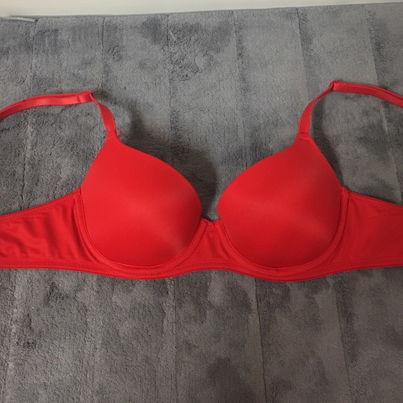 VS Pink Red Bra