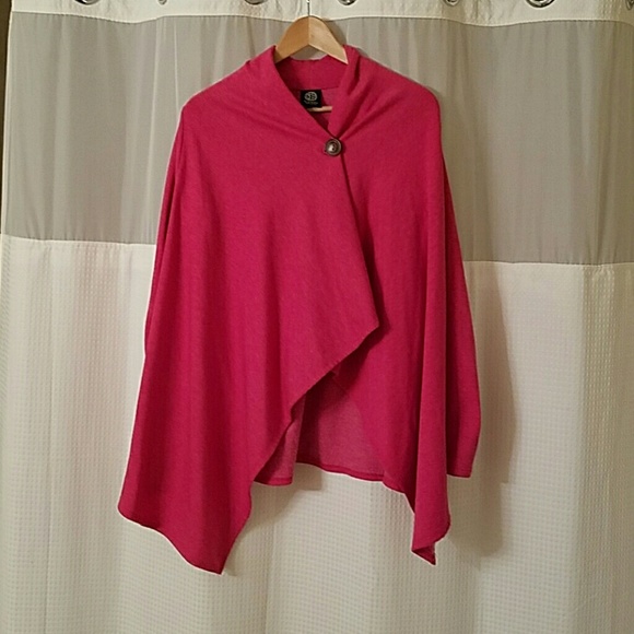 One Button Fleece Cardigan