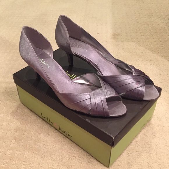 Pewter kitten heel by Kelly & Katie