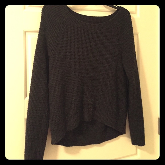 Super warm and comfy casual waffle print sweater