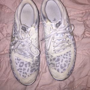 White cheetah nikes